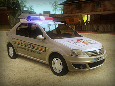 Dacia Logan 2008 Romania Police Car