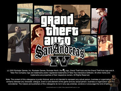 Grand theft auto IV Loadscreen