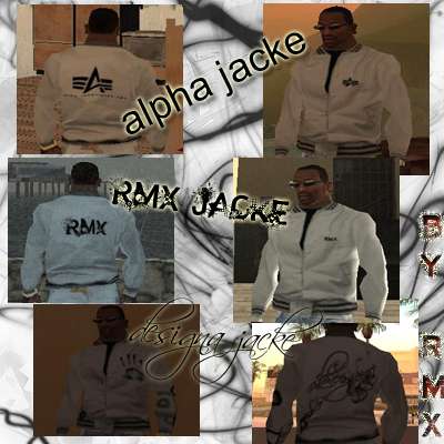 Alphajacke und 2 andere