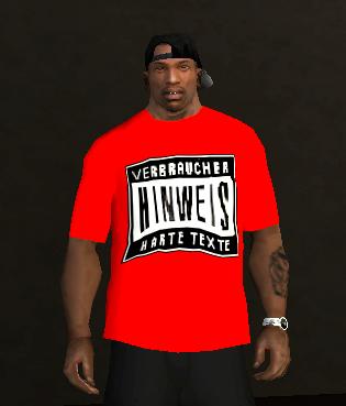 Verbraucher Hinweis Shirt
