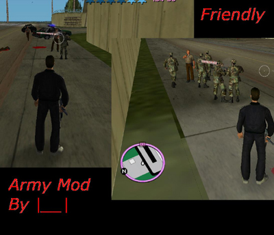 Friendly Army Mod