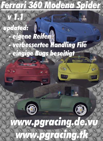 Ferrari 360 Spider 1.1