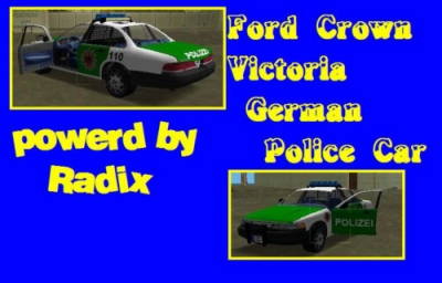 Ford Crown Victoria German Police Car