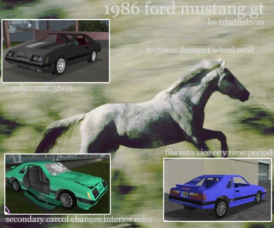 Ford Mustang GT 1986 V1.0