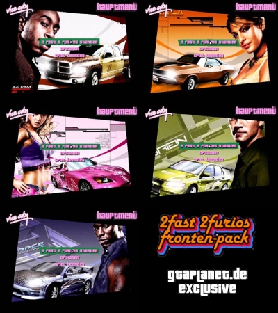 2Fast 2Furious Fronten-Pack
