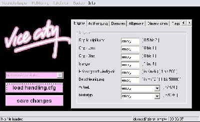 GTA Vice City Car Editor v0.9b