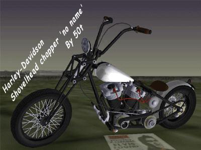 Harley-Davidson Shovelhead Chopper "no name"