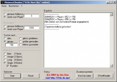 MemoryCheater 0.1 beta