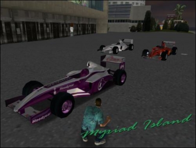 Myriad Island F1 Cars