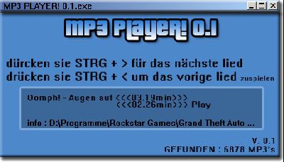MP3PLAYER! v0.1
