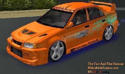 FNF Mitsubishi Lancer EVO