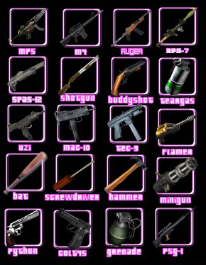 Weapon HUD Icons