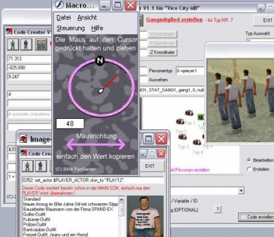 Code Creator V 1.2 for "Vice City Mission Builder 1.3"