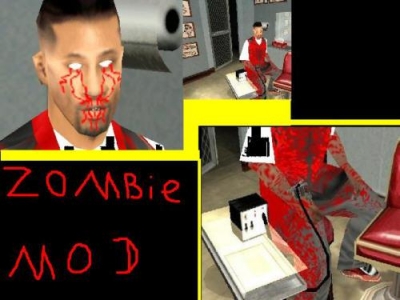 Zombie im Tatto Laden