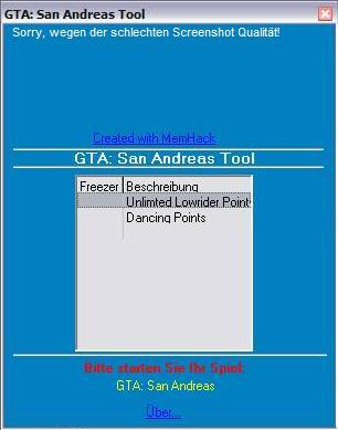 GTA: San Andreas Tool