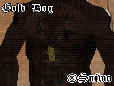 GOLD DOGTAG