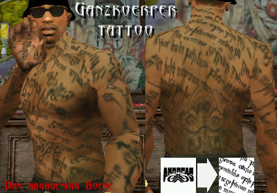 Ganzkoerpertattoo
