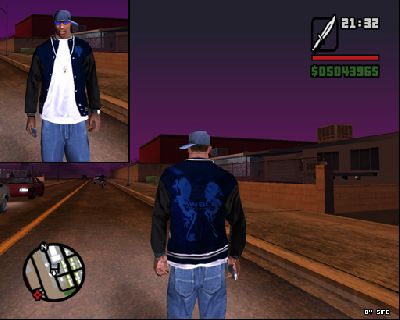 Raw Blue Baseballjacke