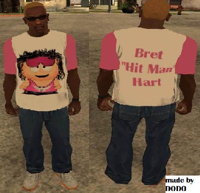 Bret Hart Comic T-Shirt
