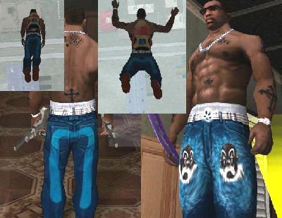 Remix-Evisu-Joker-Burberry Hose