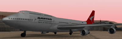 Boeing Qantas 747-400