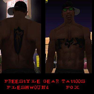 Freestyle Gear Tatoos