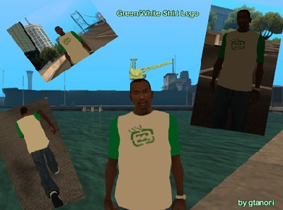 Green/White Shirt Logo