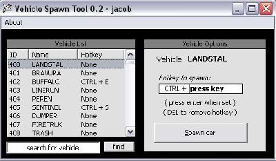 Vehicle Spawn Tool