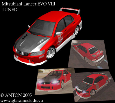 Mitsubishi Lancer EVO VIII Tuned