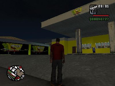 Spongebob Tankstelle