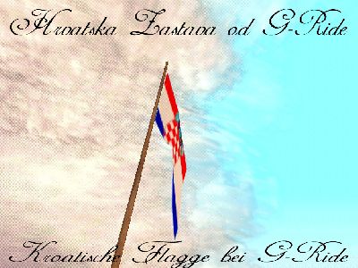 Kroatische Flagge / Hrvatska Zastava