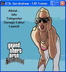 gta san andreas treiner