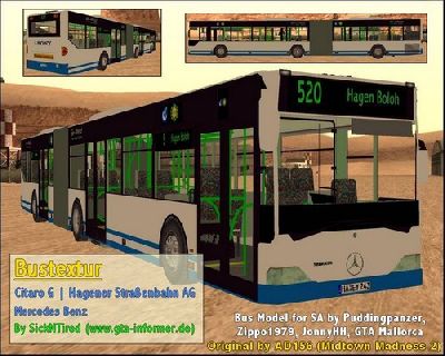 Hagener Straßenbahn AG für Citaro G