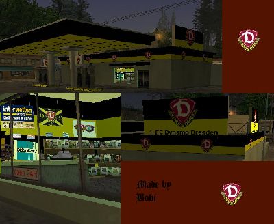 Dynamo Dresden Fan Tankstelle