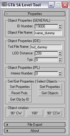 GTA SA Level Tool