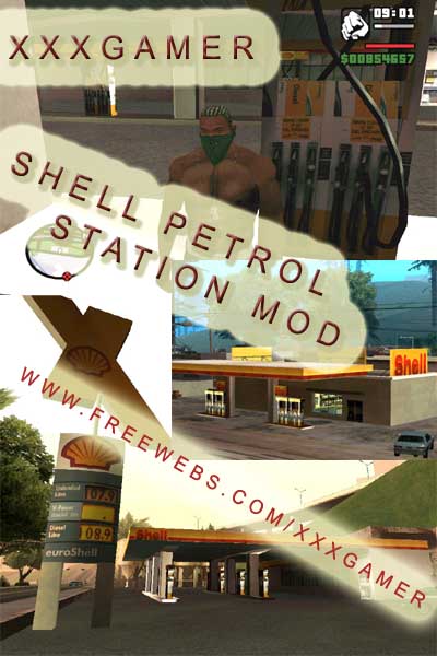 SHELL PETROL STATION MOD v1.0