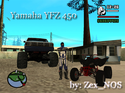Quad Yamaha YFZ450
