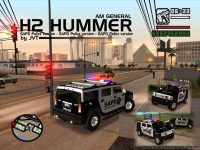 AMG H2 Hummer SUV SAPD Police