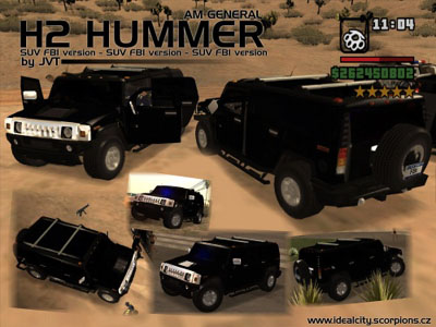 AMG H2 Hummer SUV FBI