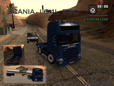 Scania 164L 580 V8 Tuning