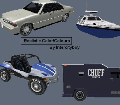 Realistic colours