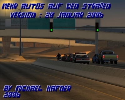 Mehr Autos auf den Straßen V.20