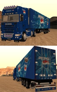 Pepsi Truck + Auflieger