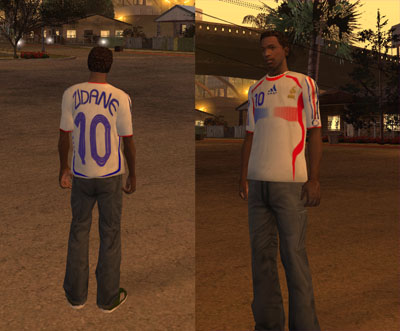 Zidane Trikot - white version
