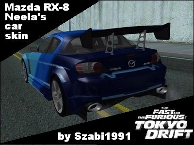 Mazda RX-8 f&f Tokyo Drift Skin