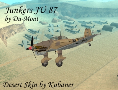 Ju 87 inkl. Desert Skin