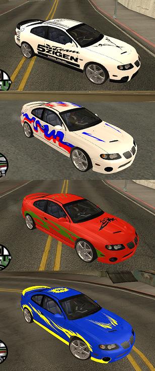 Pontiac GTO 2005 Paintjobs