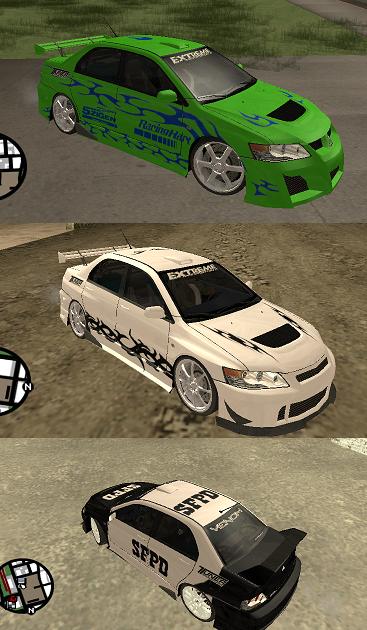 Mitsubishi Evo VIII Paintjobs IV