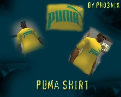 Gelbes Puma Shirt