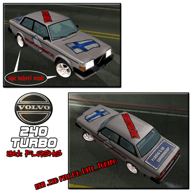Volvo 240 Turbo -Texturen